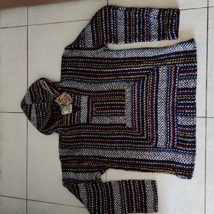 NWT Baja Joe Hooded Sweater Multicolor Size S